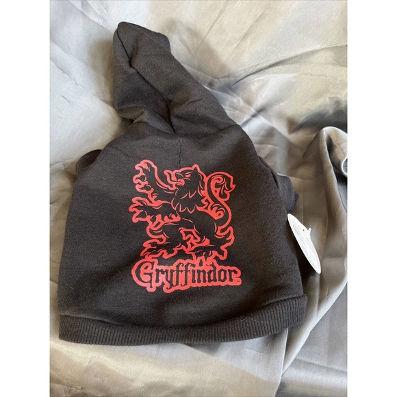 NEW Wizarding World Harry Potter Gryffindor Pet Dog Puppy Hoodie Size Small S